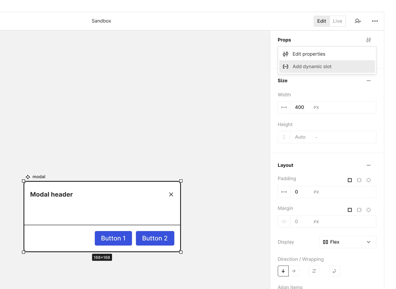 Creating dynamic slots in source component