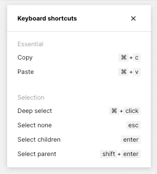 Keyboard Shortcuts